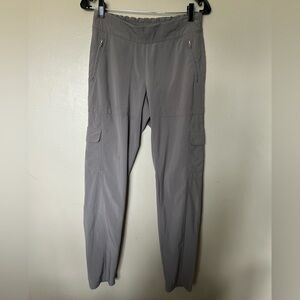 Athleta Light Gray Cargo Track Pants